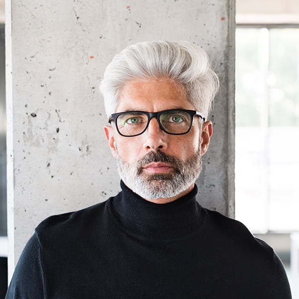 man with Gray Hair