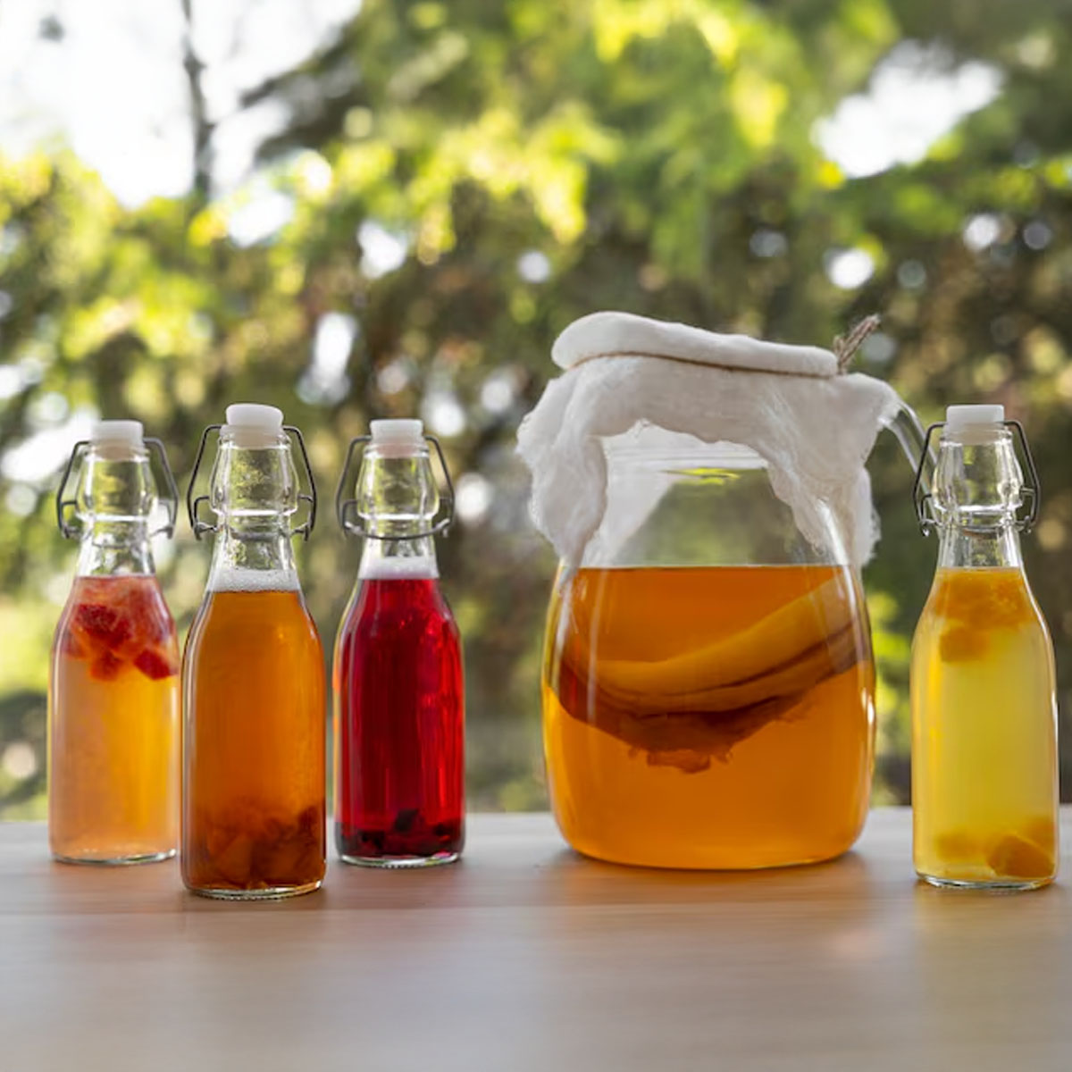 kombucha, fermented tea, gut health