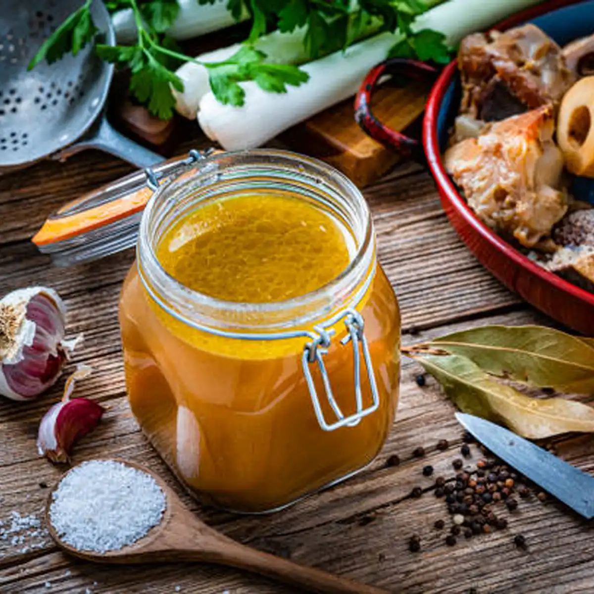 Bone Broth Wellness In Winter