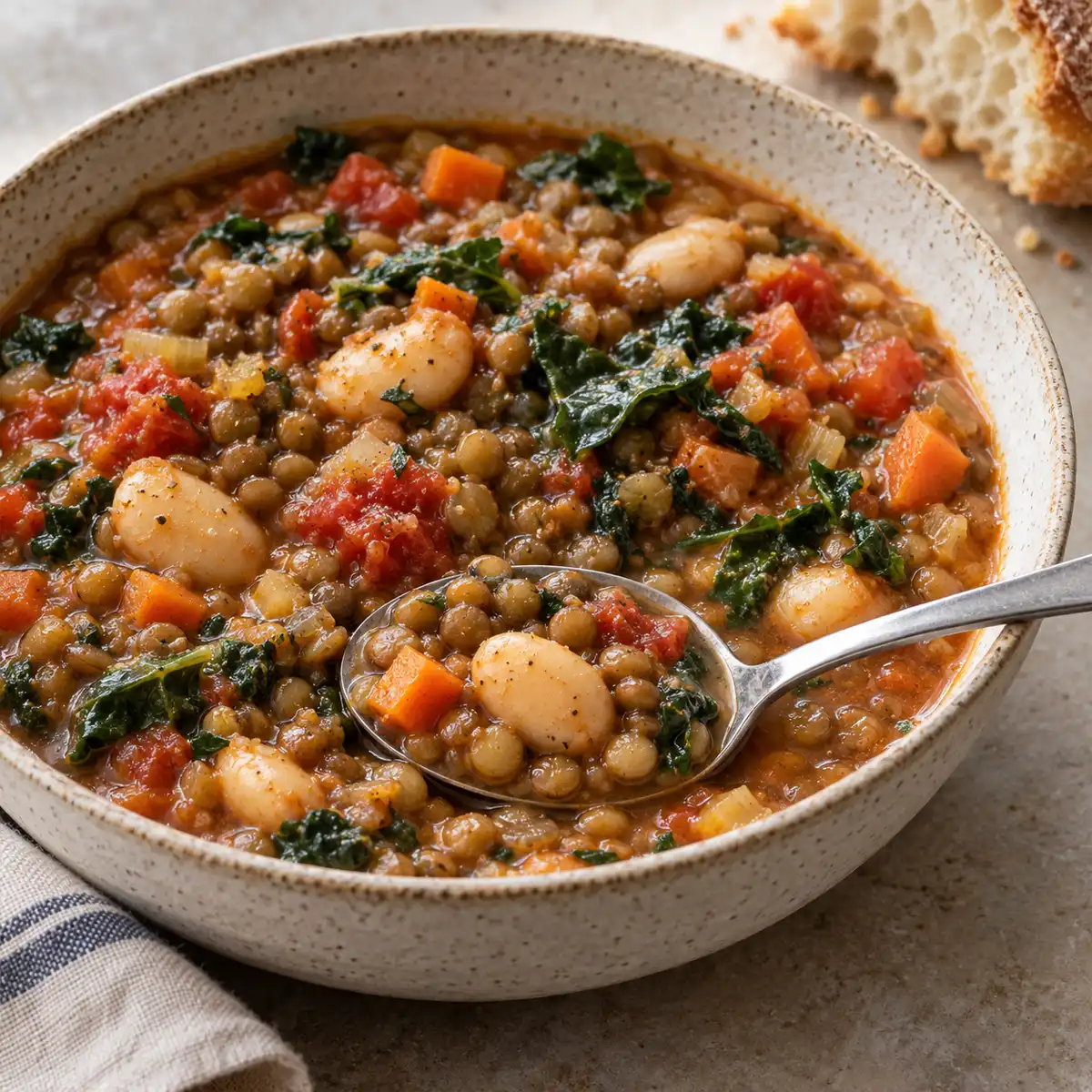 Community food network volunteers distributing Eat Well for Less beans and pulses campaign materials through a UK community fridge or food pantry